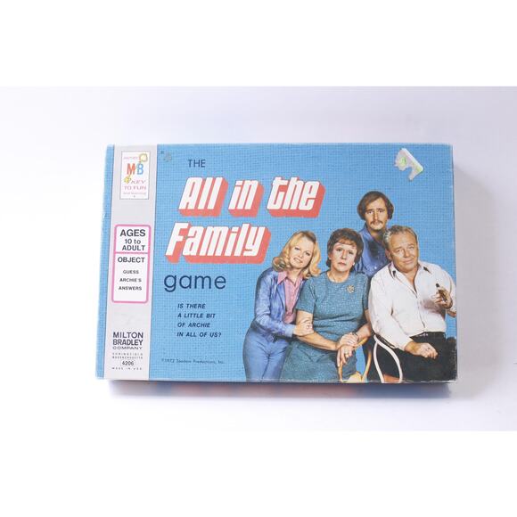 All In The Family Game, Milton Bradley, 1972, Tandem Productions, Ages 10 to - Picture 1 of 2
